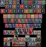Timbres de l'année 1945 du n°669 au 747 (sauf 701A à 701F) - 1945 Neuf**