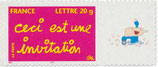 Ceci est une invitation, adhésif n°3760B - 2005 Neuf**