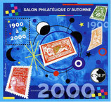 Bloc CNEP32 1900 à 2000 par les timbres - 2001 Neuf**