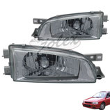 Scheinwerfer chrom Klarglas elektrisch vorne rechts+links für Subaru Impreza 99-00