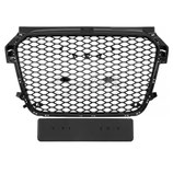 Sport Tuning Design Grill Kühlergrill Frontgrill schwarz-glanz für Audi A1 10-15