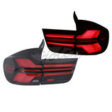 DESIGN LED Rückleuchten SET für BMW X5 G05-OPTIK ROT-KLAR 08-13