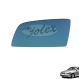 Spiegelglas blau heizbar für Außenspiegel links für BMW 5er E60 E61 03-07
