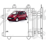 Kondensator/Klimakühler für Peugeot 107 05->