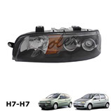 Scheinwerfer links H7-H7 schwarz für Fiat Punto 188 99-03