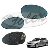 Spiegelglas blau für Außenspiegel links+rechts für BMW 1er E87 04-09