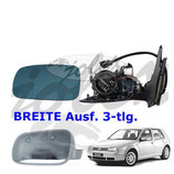 Außenspiegel links elektrisch verstellbar GROSSE Ausführung für VW Golf 4 IV