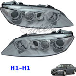Scheinwerfer chrom H1-H1 mit Stellmotor rechts+links für Mazda 6 GG GY 02-05