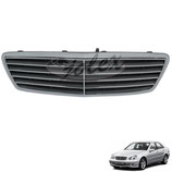Kühlergrill Avantgarde Style grau-chrom in Motorhaube für Mercedes C-Klasse W203 00-07