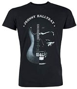 T-shirt Johnny Halliday Guitare