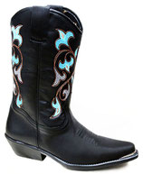 Bottes Navajo bleues