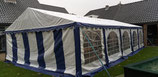 Pvc Tent 10x6 wit/blauw
