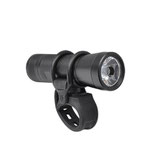 ECLAIRAGE VELO PILE AV TORCHE 200 LUMEN ALU NOIR (FIXATION CINTRE / FOURCHE)