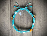 Schmuckband cream turquoise