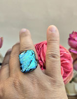 Bague "les audacieuses" - Bleu lagon