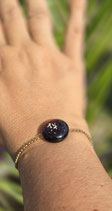 Bracelet "les raffinés" - nuit ambrée