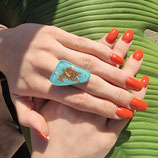 Bague "les audacieuses" - Lagon cuivré
