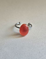 Bague "les raffinées" - coquelicot