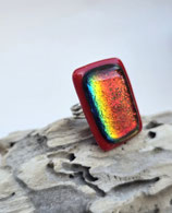 Bague "les audacieuses" - ARC-EN-CIEL DE FEU