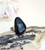 BAGUE "les audacieuses" - tourbillon noir