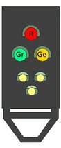 N-KS-Signal Mehrabschnitt-Einfahrsignal - Spur N - BAUSATZ