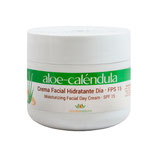 Crema Hidratante de Día FPS 15 Aloe + Caléndula 100 ml.