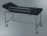 CC1/70 + CARRO CAMILLA TRASLADO 2 CUERPOS, CON BARANDILLAS, RUEDAS Y PORTA SUERO 180 X 70 CM.