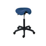 TS300 TABURETE TAPIZADO PONY BASE PVC. ASIENTO BASCULANTE Y ARO APOYAPIÉS.