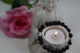 Armband black Buddha