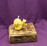 Bougie en pure cire d'abeille " Escargot "