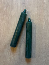 Kaarsen dark green - 2 stuks