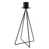 Candle Holder Jasper black L