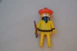 FIGURINE WESTERN 2 : BANDIT MEXICAIN vintage JAUNE