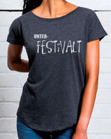 KOLLEKTiON DAMEN LOOSE FiT SHiRT UNTER-FESTiVALT