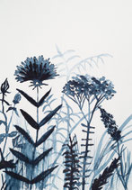 Aquarell Südschwarzwald - Wiesenstückn 01-04