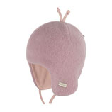 PurePure Baby-Bindemütze Fleece mauve Gr. 43