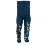 EWERS Strumpfhose Baumwolle Giraffen blau