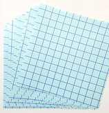 Blue Grid Transfer Tape - Clear - 12" x 12" Sheet