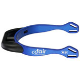 Sprenger fairRider Sporen Aluminium schwarz rund abgeflacht - blau, 20 mm