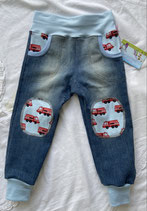 Kinder Jeanshose Feuerwehr, Größe 86/92