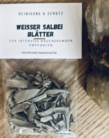 Weisse Salbei Blätter/Räuchern auf Kohle