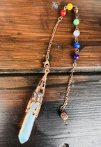 Mondstein Pendel mit Chakrakette