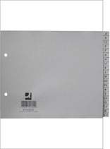 Q-CONNECT® Register teildeckend aus PP
