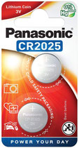 Knopfzelle Panasonic CR2025 Lithium (2 Stk.)
