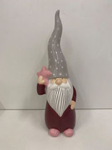 Weihnachtsdeko Wichtel Keramik 39 cm