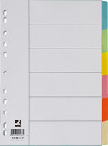 Q-CONNECT® Register Vollformat aus Karton