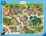 Rahmenpuzzle 30 Teile Ali Mitgutsch Im Zoo