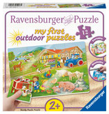 Ravensburger Puzzle - lotta und Max auf dem Bauernhof, 12 Teile