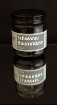 Schwarze Baumnüsse süss 2022,  80g Abtropfgewicht, 195g Nennfüllmenge