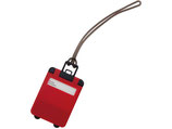 Identificador de maleta forma de trolley rojo  (3816)